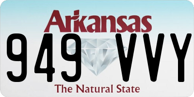 AR license plate 949VVY