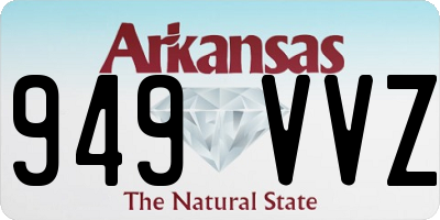 AR license plate 949VVZ