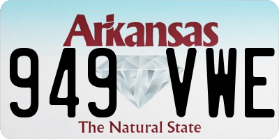 AR license plate 949VWE