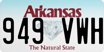 AR license plate 949VWH
