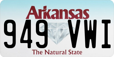 AR license plate 949VWI