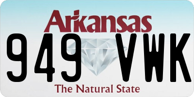 AR license plate 949VWK