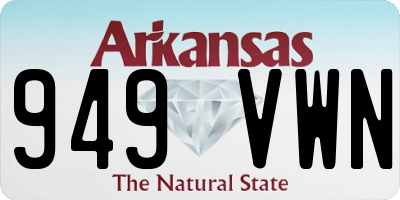 AR license plate 949VWN