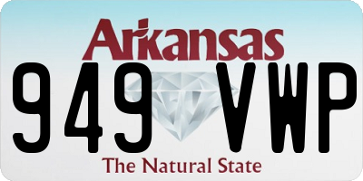 AR license plate 949VWP
