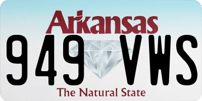 AR license plate 949VWS