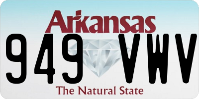 AR license plate 949VWV