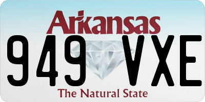 AR license plate 949VXE