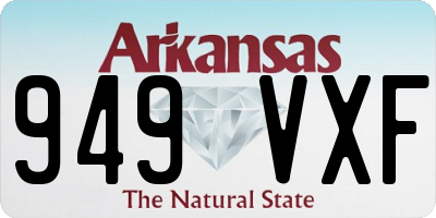 AR license plate 949VXF
