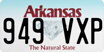 AR license plate 949VXP