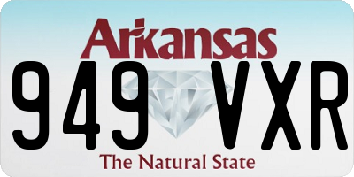 AR license plate 949VXR