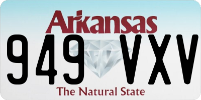 AR license plate 949VXV