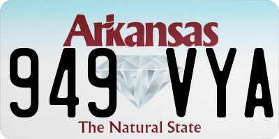 AR license plate 949VYA