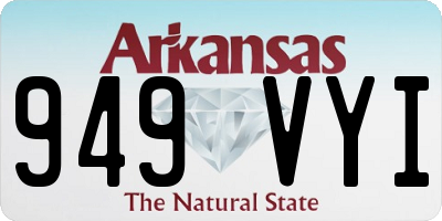 AR license plate 949VYI