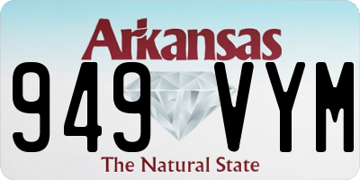 AR license plate 949VYM