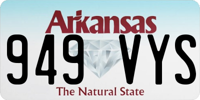 AR license plate 949VYS