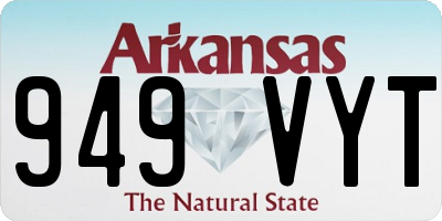 AR license plate 949VYT
