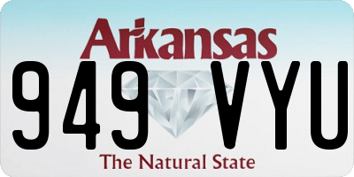 AR license plate 949VYU