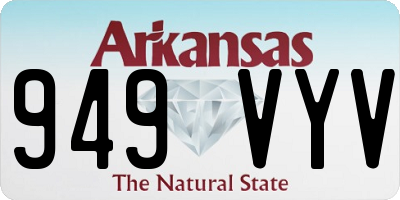 AR license plate 949VYV