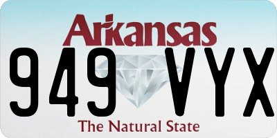 AR license plate 949VYX