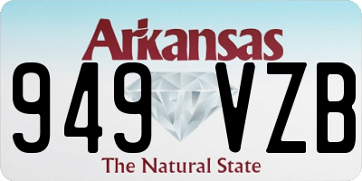 AR license plate 949VZB