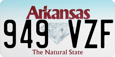 AR license plate 949VZF