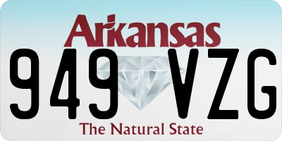 AR license plate 949VZG