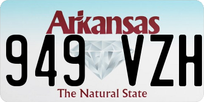 AR license plate 949VZH