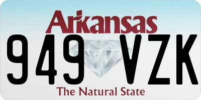 AR license plate 949VZK