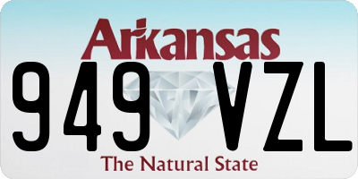 AR license plate 949VZL