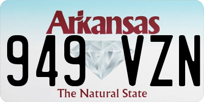 AR license plate 949VZN