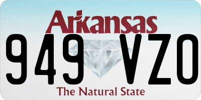 AR license plate 949VZO