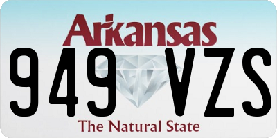 AR license plate 949VZS