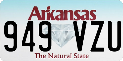 AR license plate 949VZU