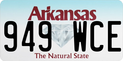AR license plate 949WCE