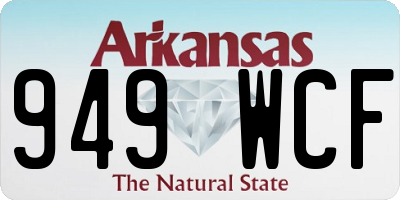 AR license plate 949WCF