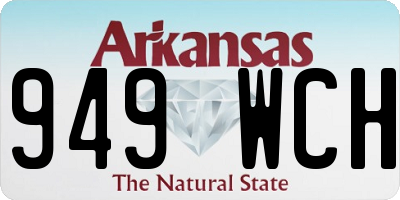 AR license plate 949WCH