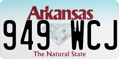 AR license plate 949WCJ