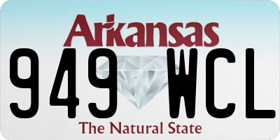 AR license plate 949WCL