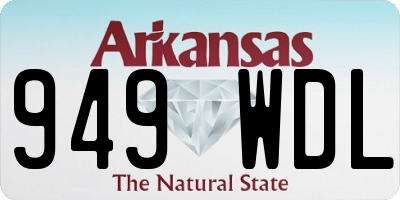 AR license plate 949WDL