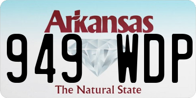 AR license plate 949WDP