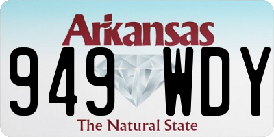 AR license plate 949WDY