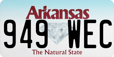 AR license plate 949WEC