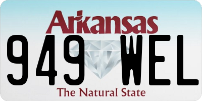 AR license plate 949WEL