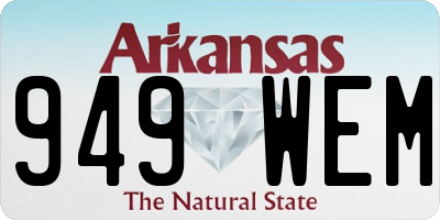 AR license plate 949WEM