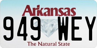 AR license plate 949WEY