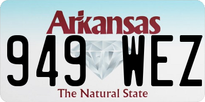 AR license plate 949WEZ