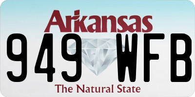 AR license plate 949WFB