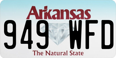 AR license plate 949WFD