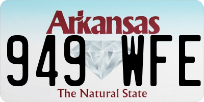 AR license plate 949WFE