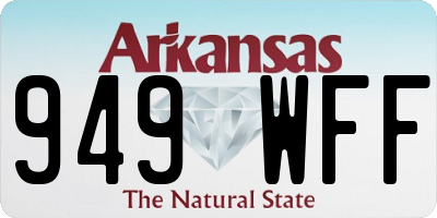 AR license plate 949WFF